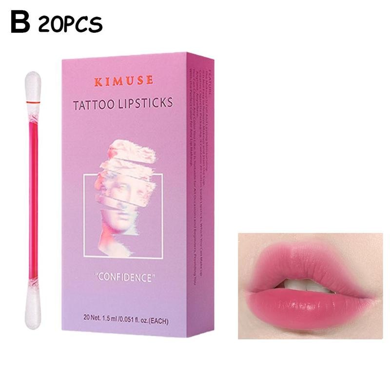 Waterproof Disposable Brushes Cotton Swab Lipsticks