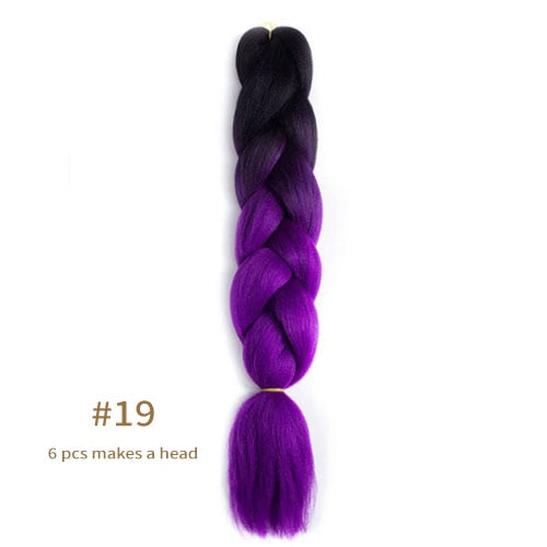 Synthetic Braids Ombre