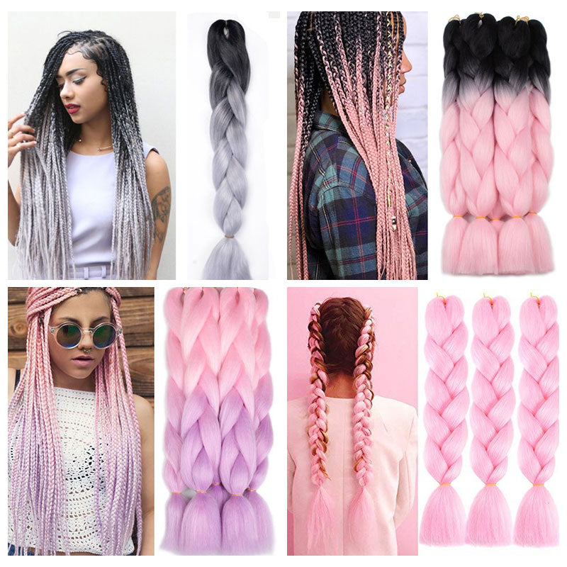 Synthetic Braids Ombre