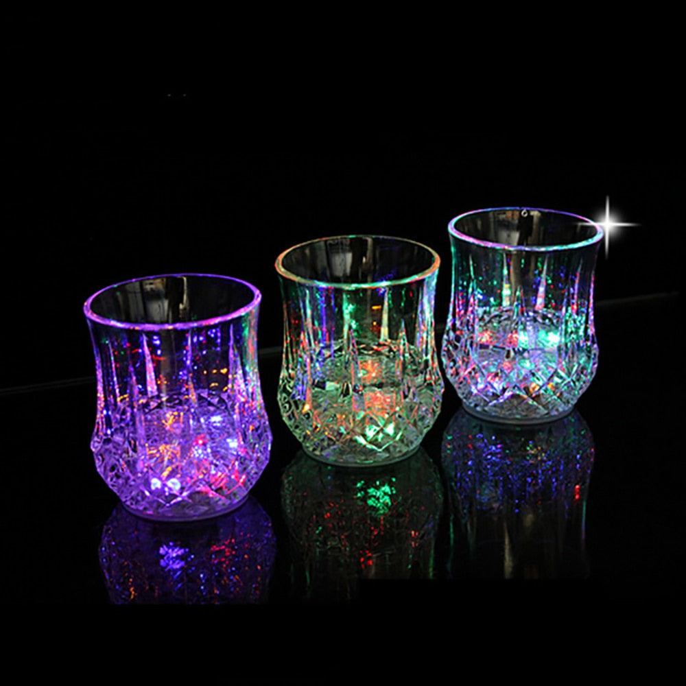 LED Glowing Wine Glasses