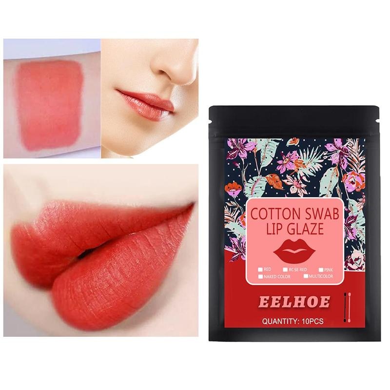 Waterproof Disposable Brushes Cotton Swab Lipsticks