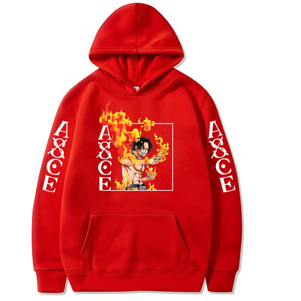 One Piece Ace Hoodie