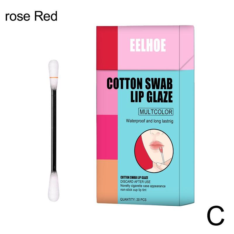 Waterproof Disposable Brushes Cotton Swab Lipsticks