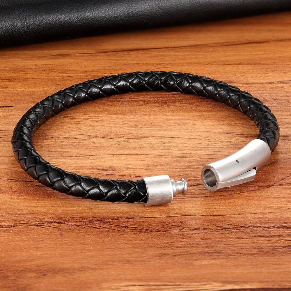 Classic Style Leather Bracelet