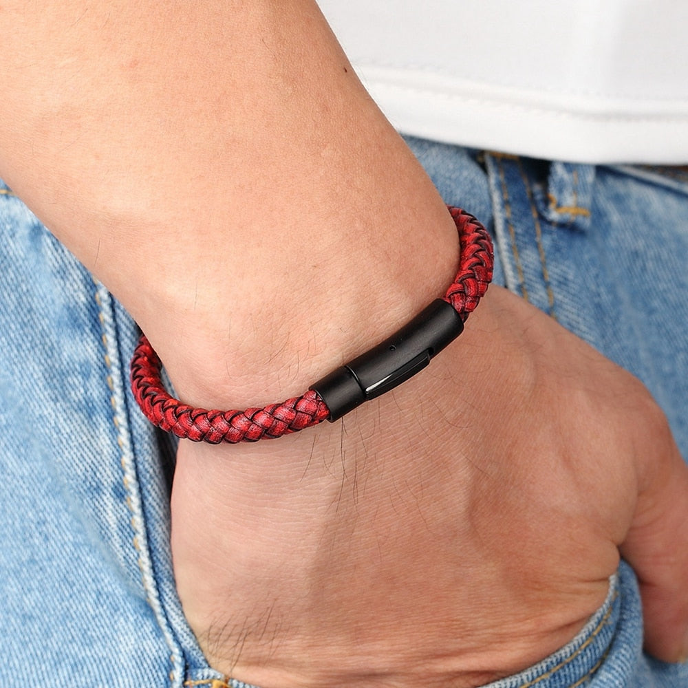 Classic Style Leather Bracelet