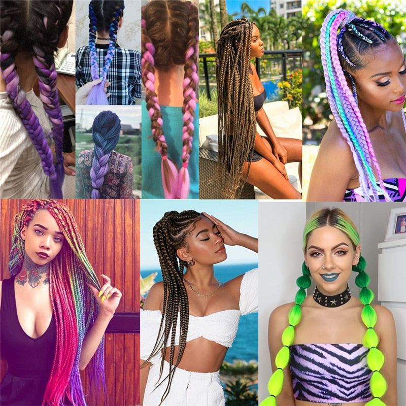 Synthetic Braids Ombre