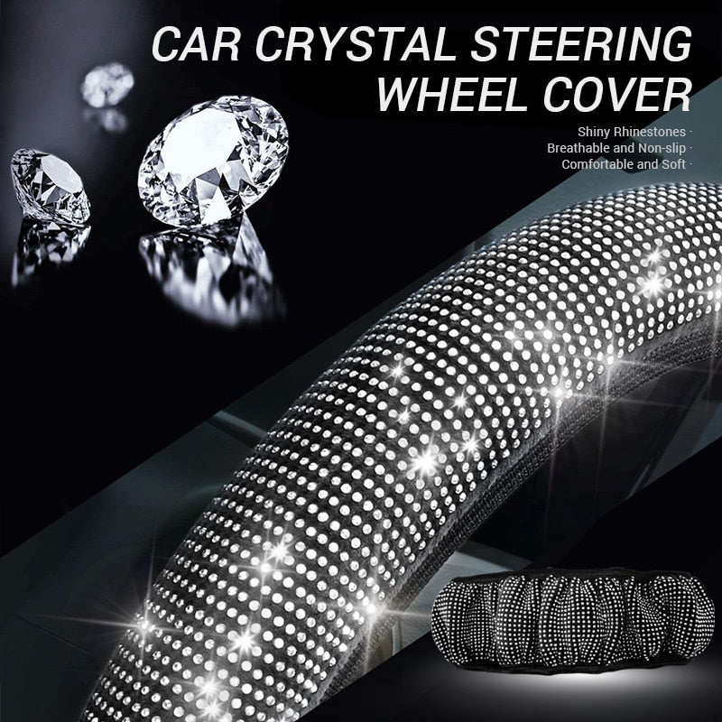 Diamond Sparkling Universal Steer Wheel Protector