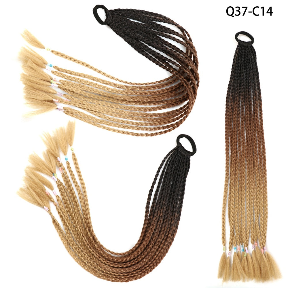 AZQUEEN Rubber Band Hair Ring Braided Ponytail Hair