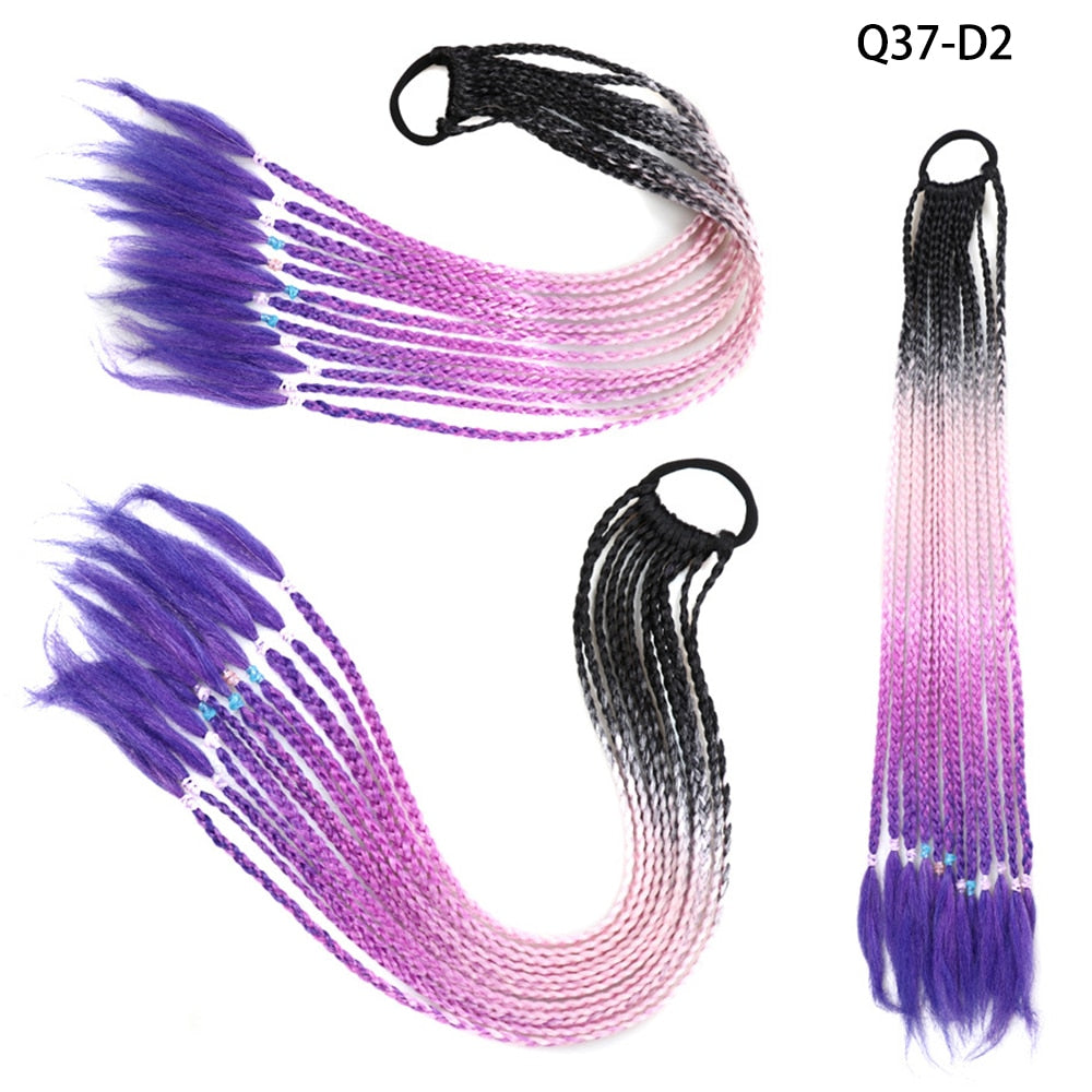 AZQUEEN Rubber Band Hair Ring Braided Ponytail Hair