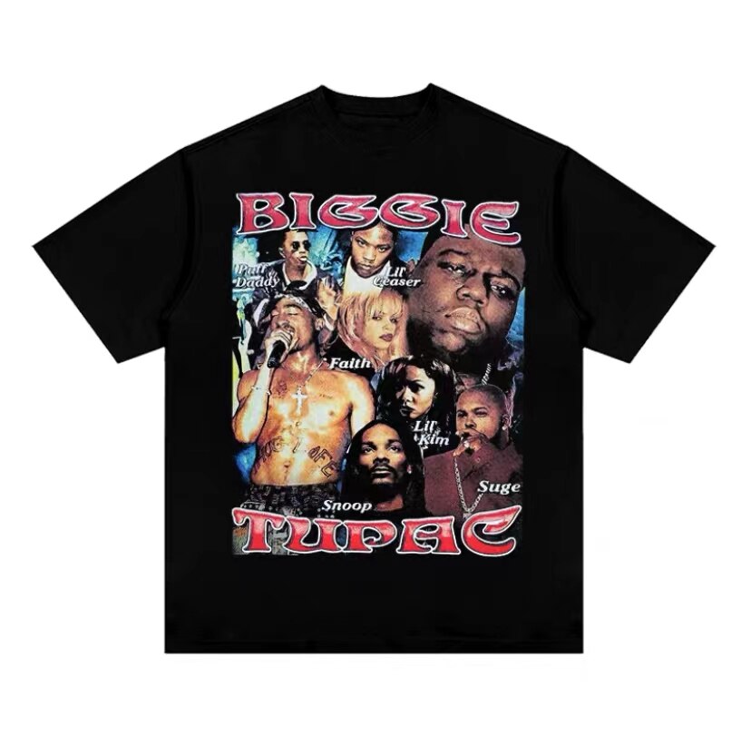 Biggie Tupac Graphic Tee