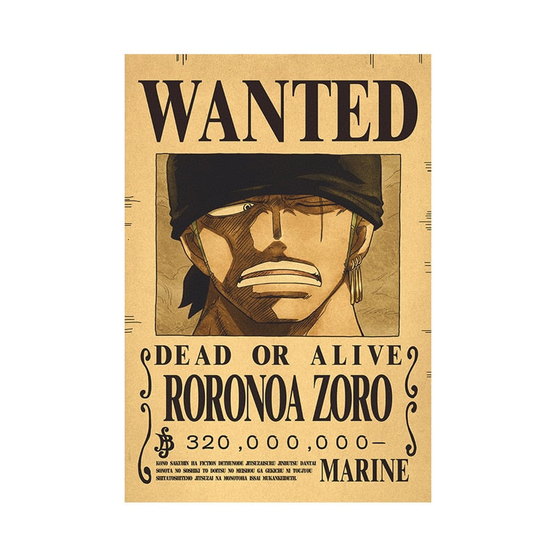 One Piece Bounty Posters