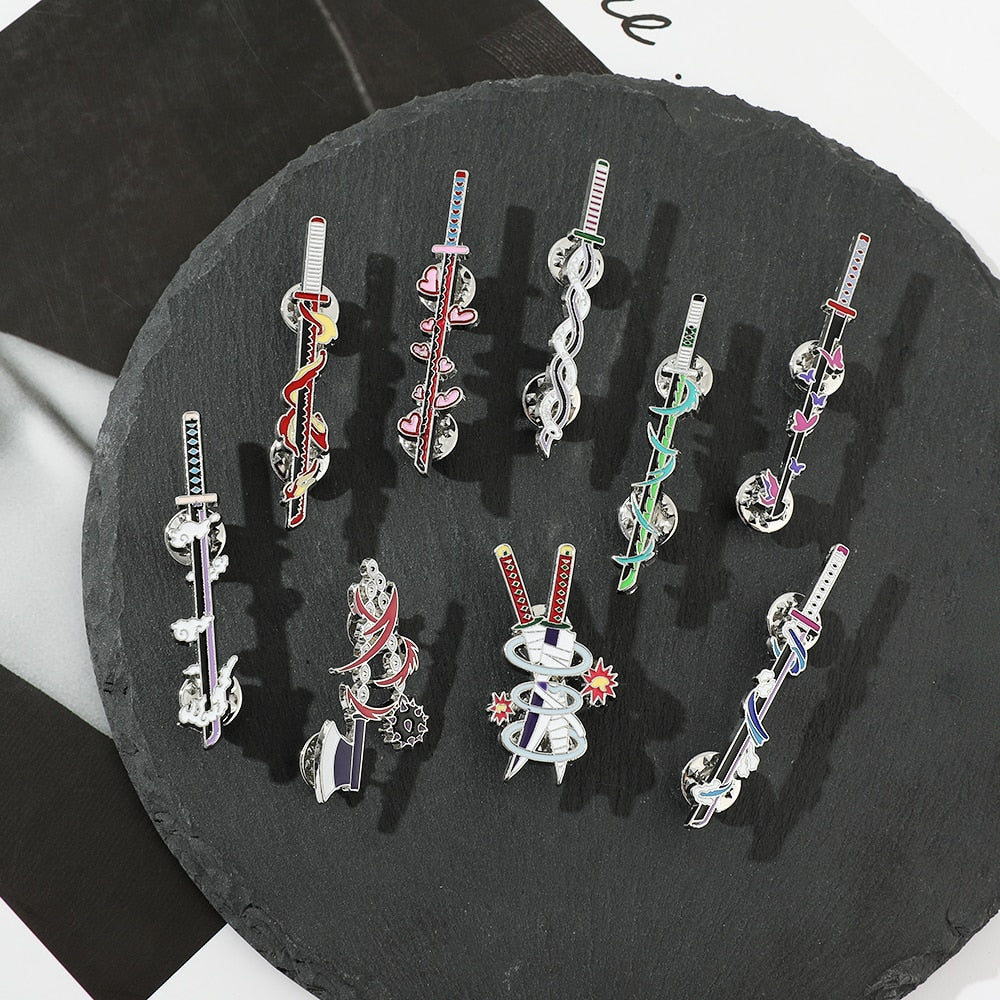 Demon Slayer Sword Brooch/Pin