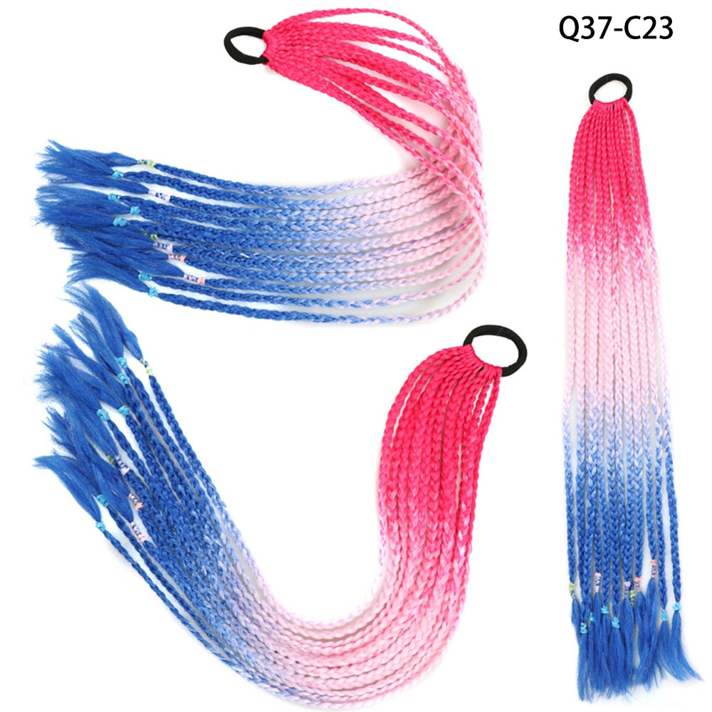 AZQUEEN Rubber Band Hair Ring Braided Ponytail Hair