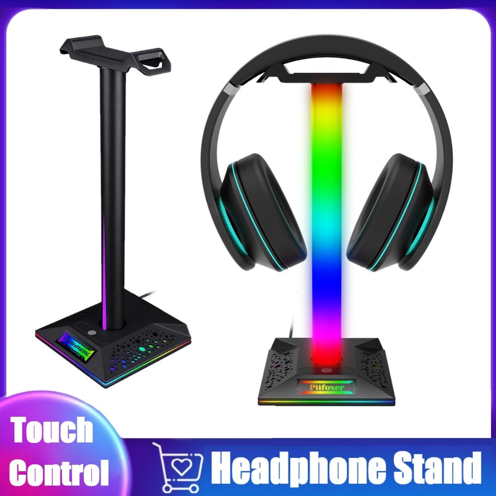 Strip Light Desk Gaming Headset Holder