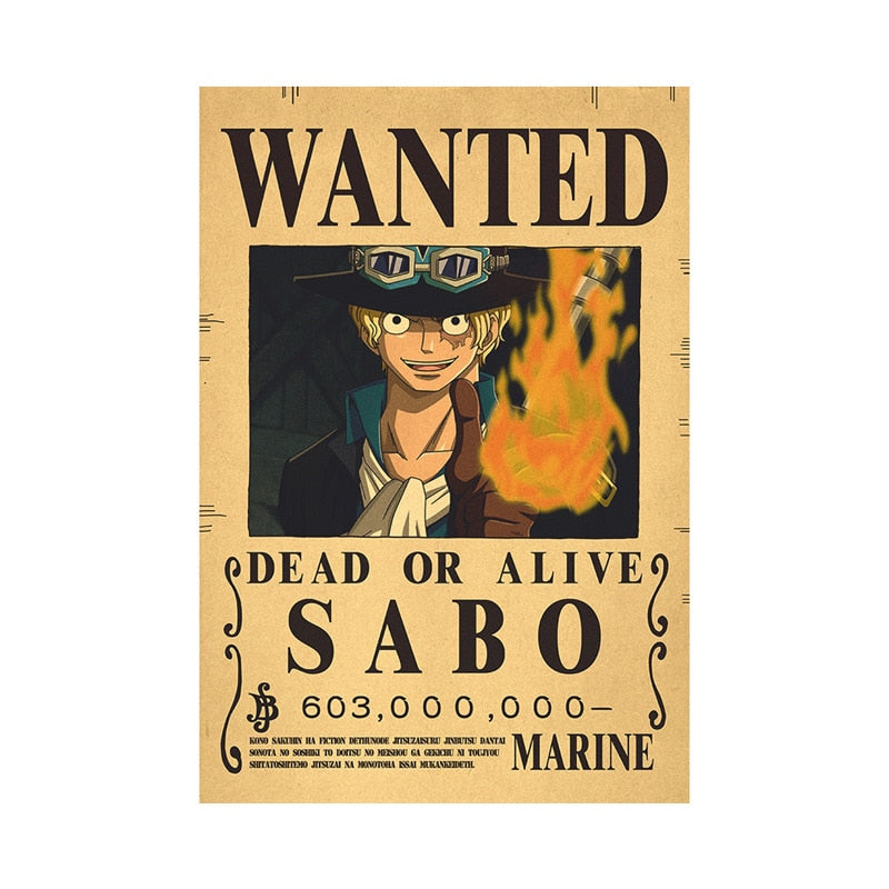 One Piece Bounty Posters