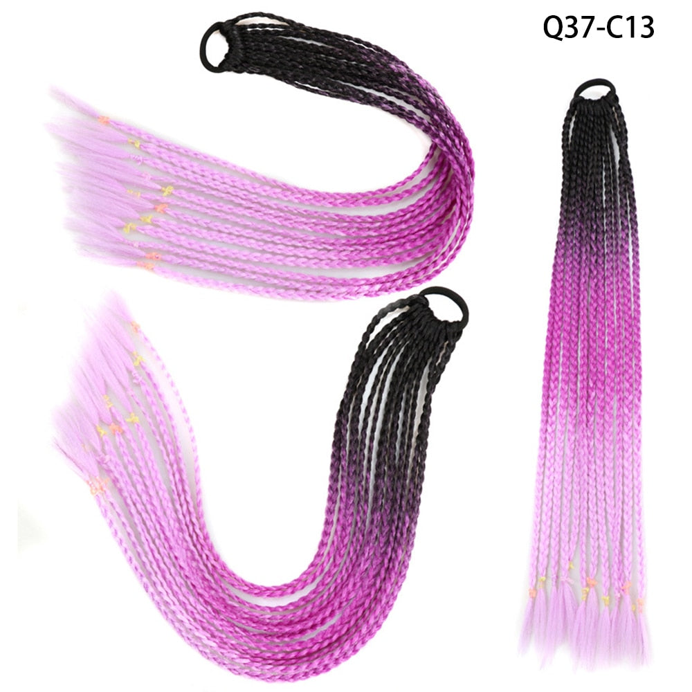 AZQUEEN Rubber Band Hair Ring Braided Ponytail Hair