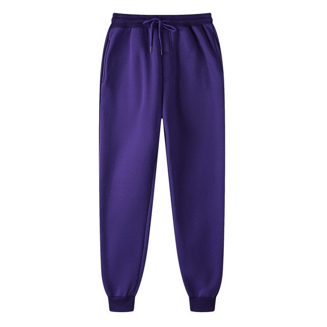 Solid Drawstring Pencil Pants - Wurlis