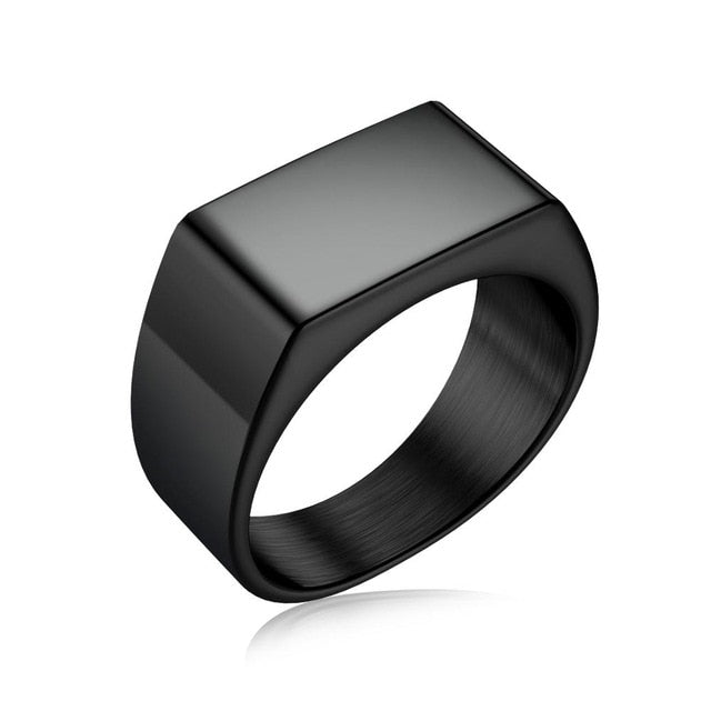 Smooth & Refined Stainless Steel Ring - Wurlis