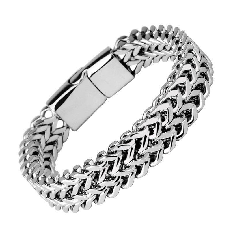 Stainless Steel Braided Bracelet - Wurlis