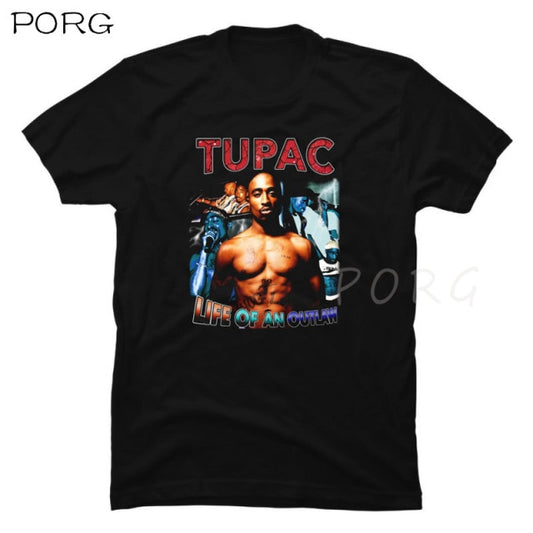 Graphic Tupac Life of an Outlaw Tee - Wurlis