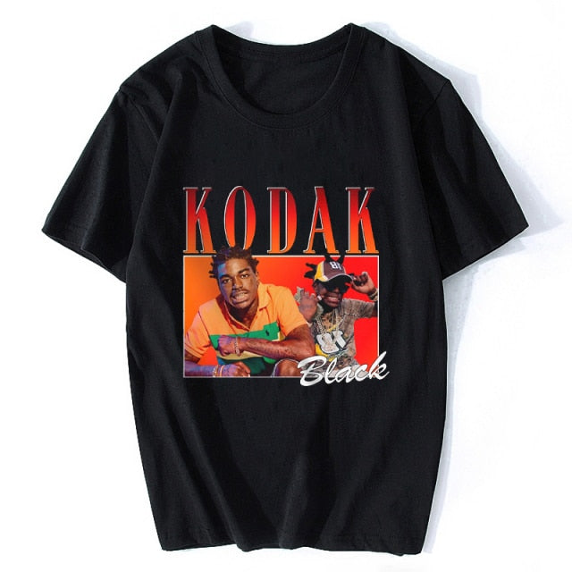 Graphic Kodak Black Printed Tee - Wurlis