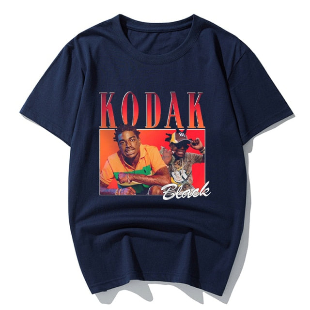 Graphic Kodak Black Printed Tee - Wurlis