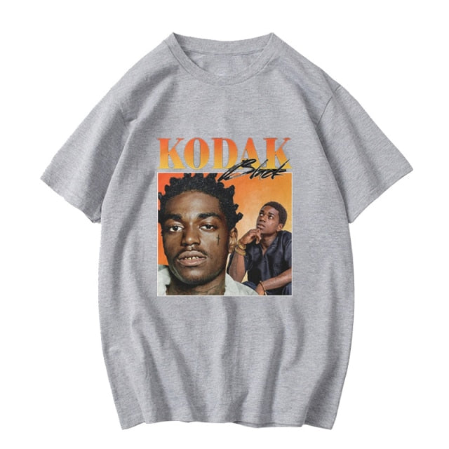 Graphic Kodak Black Printed Tee - Wurlis