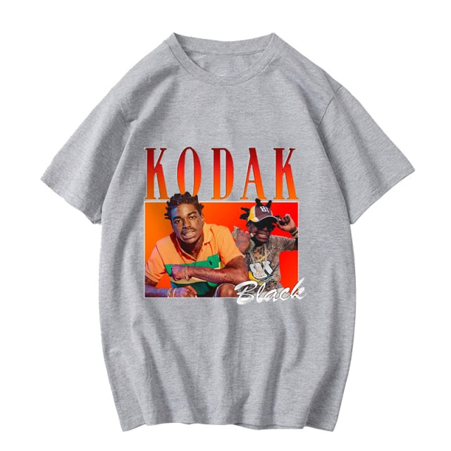 Graphic Kodak Black Printed Tee - Wurlis