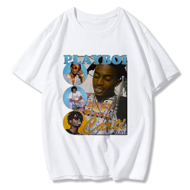 Graphic Playboi Carti Printed Tee - Wurlis