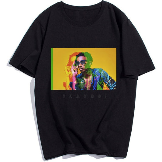 Graphic Playboi Carti Animated Printed Tee - Wurlis