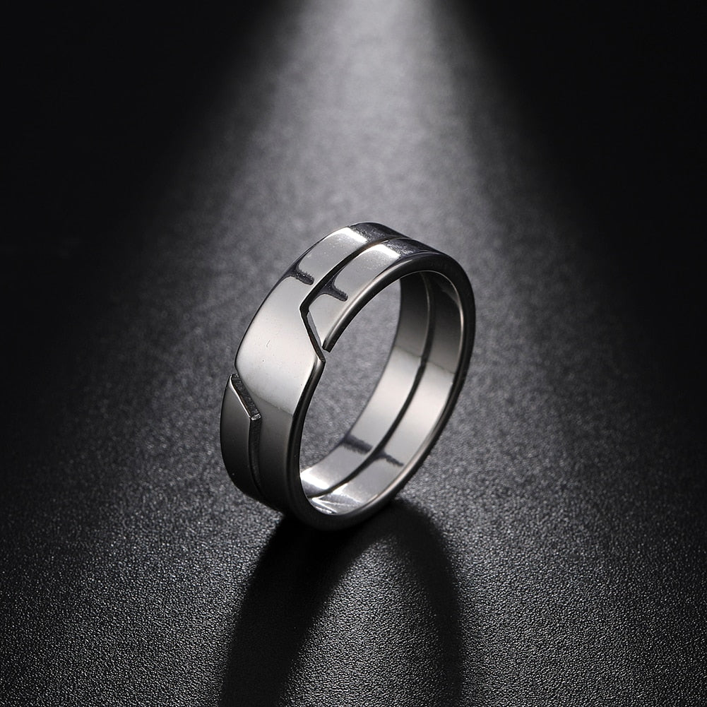 Refined & Casual Stainless Steel Ring - Wurlis