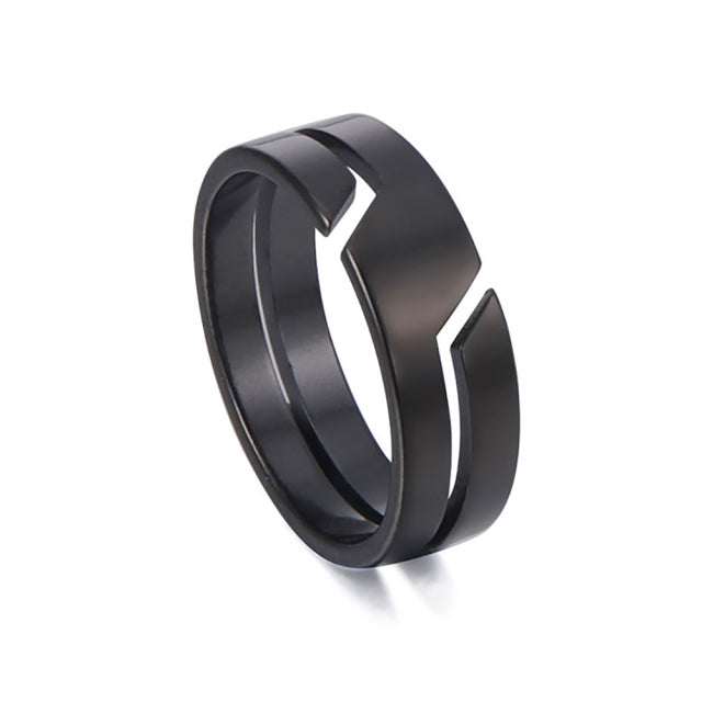 Refined & Casual Stainless Steel Ring - Wurlis