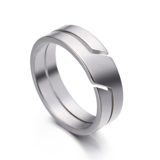 Refined & Casual Stainless Steel Ring - Wurlis