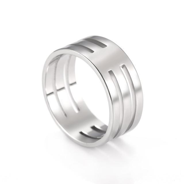 Refined & Casual Stainless Steel Ring - Wurlis