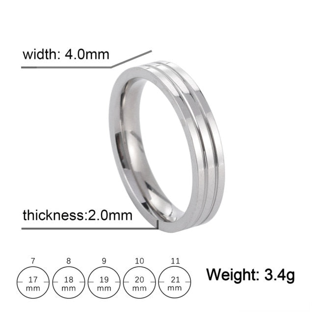 Refined & Casual Stainless Steel Ring - Wurlis