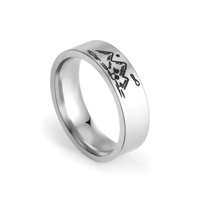 Refined & Casual Stainless Steel Ring - Wurlis