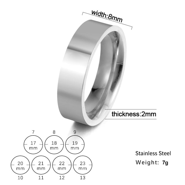 Refined & Casual Stainless Steel Ring - Wurlis