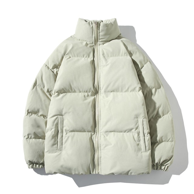 Thick Solid Colored Parka - Wurlis