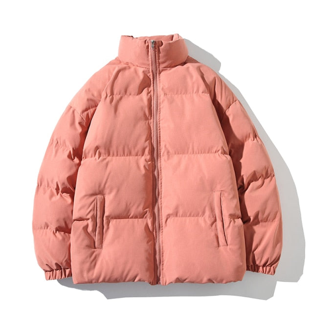 Thick Solid Colored Parka - Wurlis