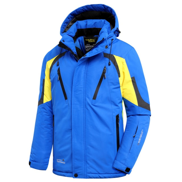 Outdoor Hooded Snow Parka Jacket - Wurlis