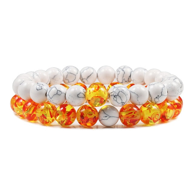 Beaded Lava Bracelet Set - Wurlis