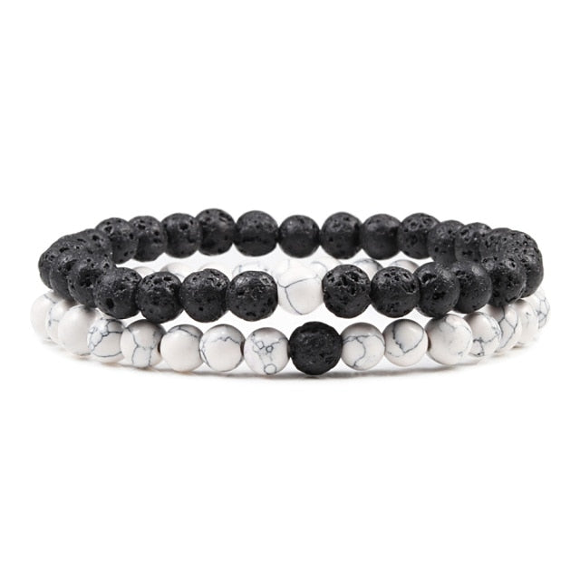 Beaded Lava Bracelet Set - Wurlis