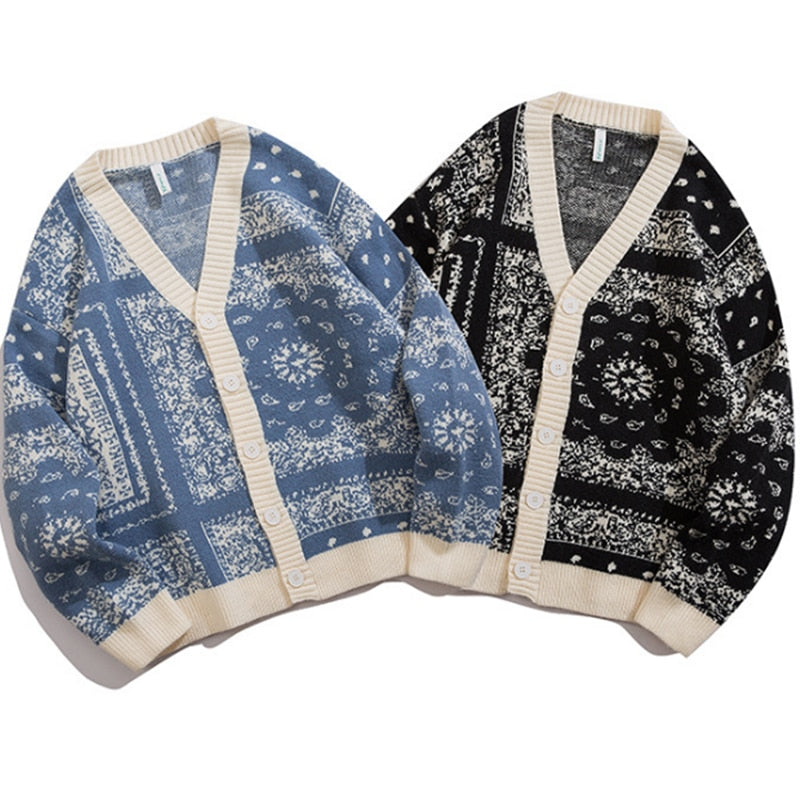 Knitted Cardigan Harajuku Sweater - Wurlis