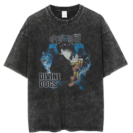 Jujutsu Kaisen Divine Dogs Megumi Tee - Wurlis