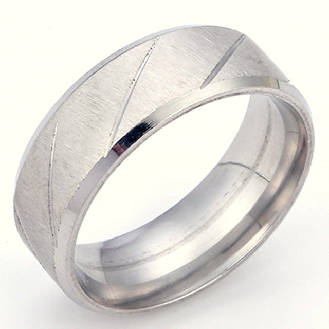 Tungsten Carbide Wave Patterned Ring - Wurlis