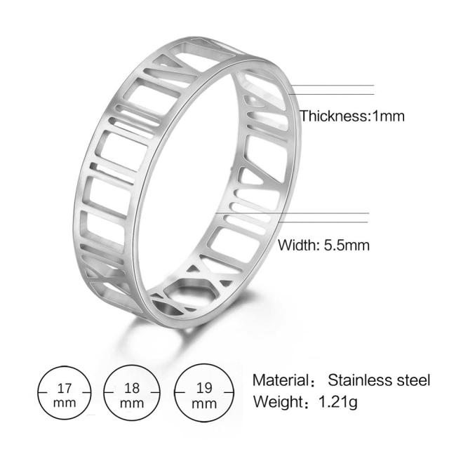 Refined & Casual Stainless Steel Ring - Wurlis