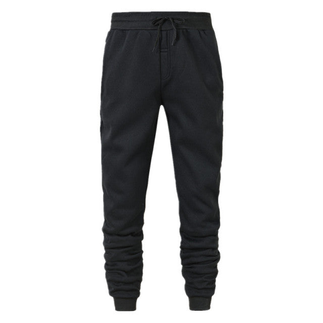 Casual Plain Drawstring Sweatpants - Wurlis