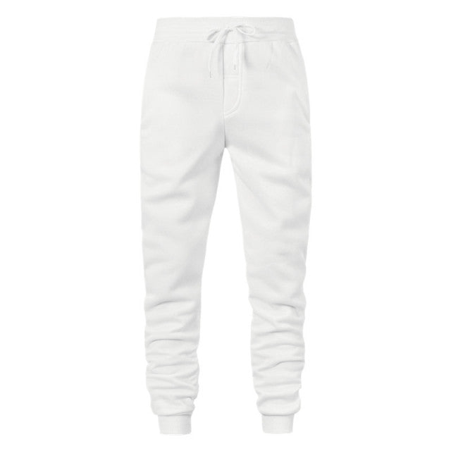 Casual Plain Drawstring Sweatpants - Wurlis