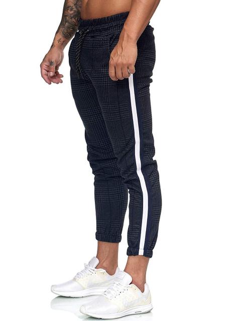 Plaid Casual Joggers - Wurlis