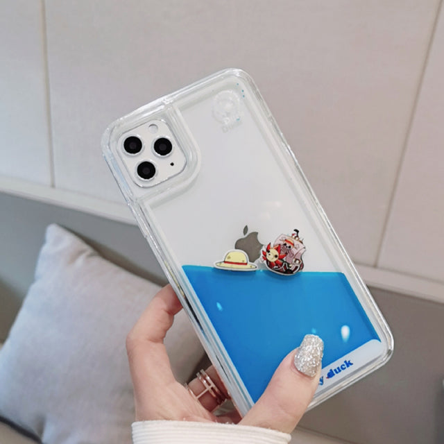 One Piece Liquid Iphone Case - Wurlis